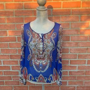 Buffalo peasant boho blouse